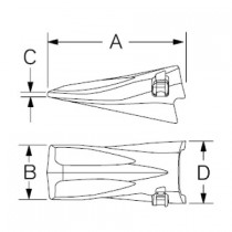 Коронка ESCO Ultralok - Standard -U60S