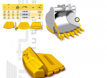Бокорез ковша  F280 WS